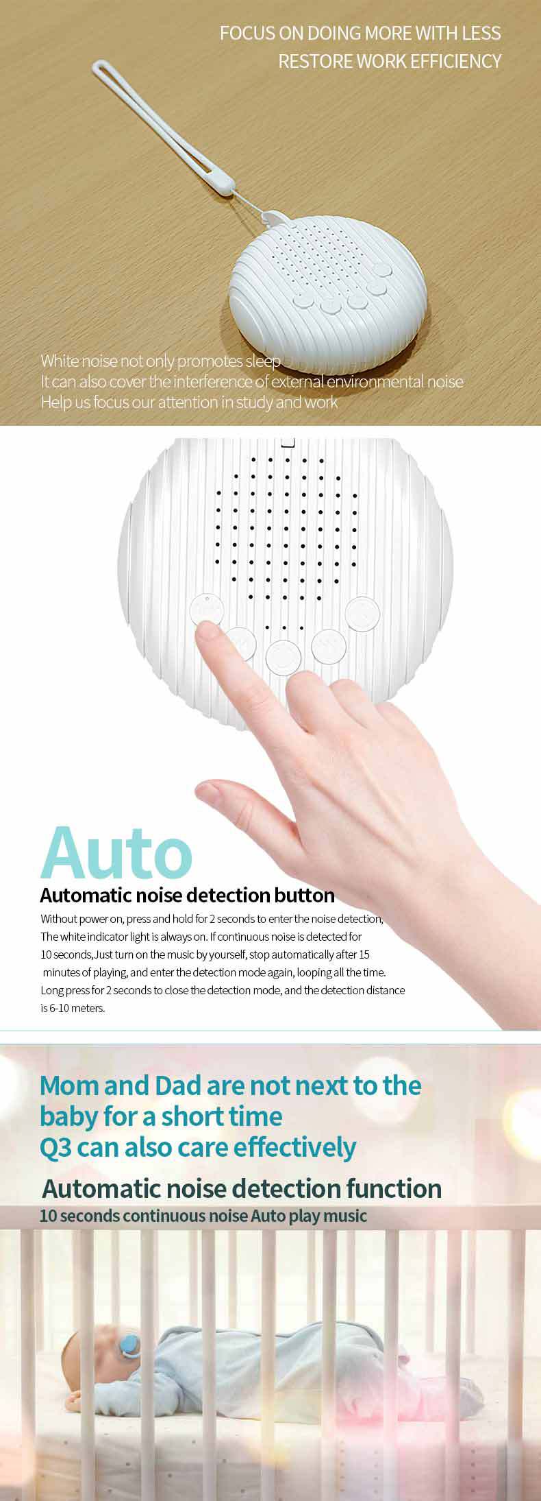 Baby White Noise Sleep Machine