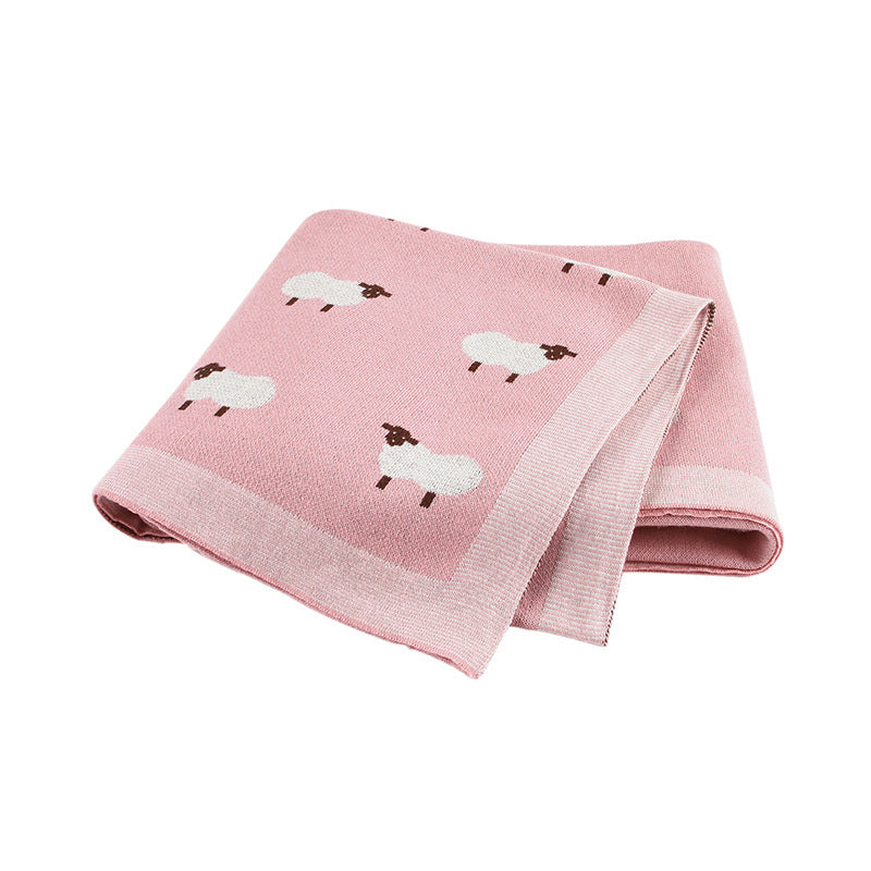 Knitted Lamb Blanket
