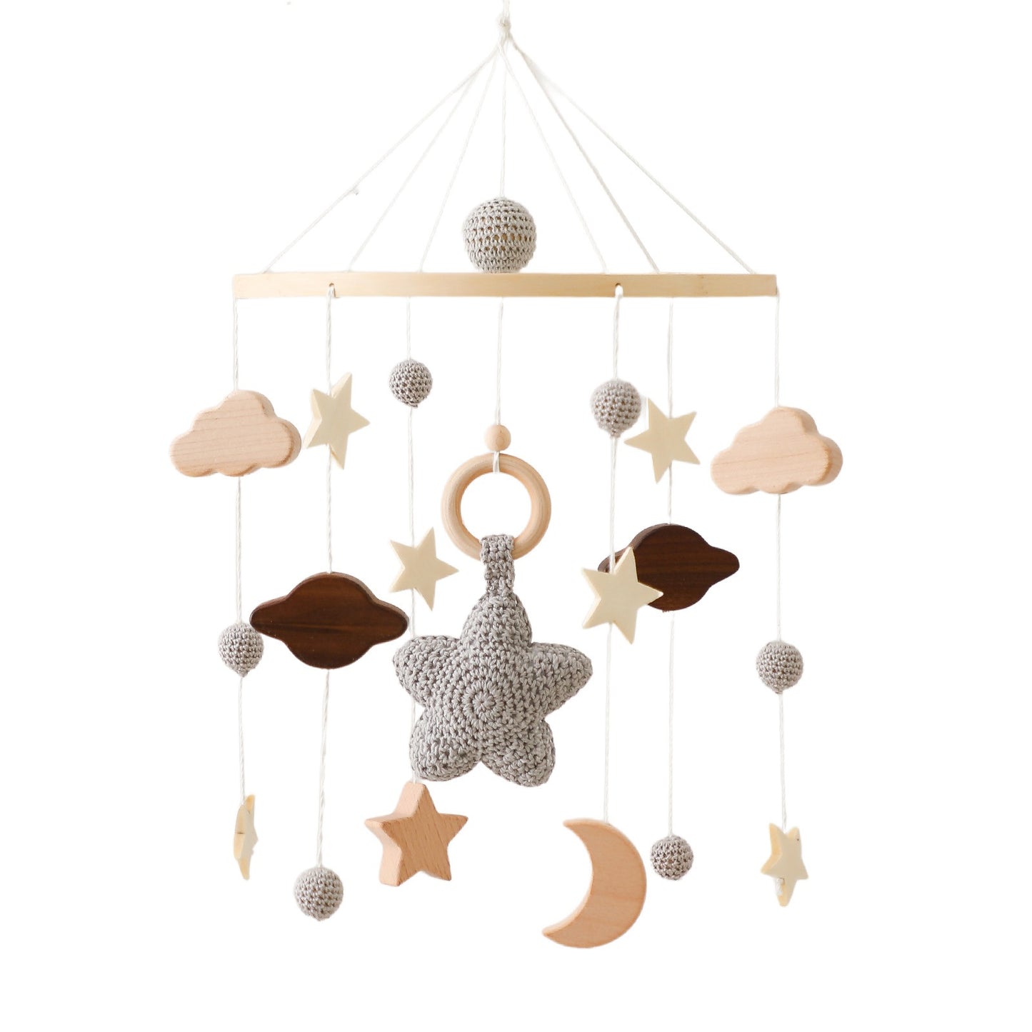 Wooden Starry Bed Bell