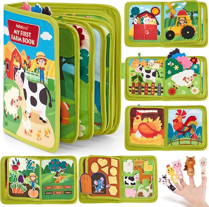 Early Learning Busy Book - Animals Farm