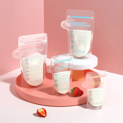 Breast milk storage bag 30 pieces disposable milk storage bag freezer bag storage bag multi-capacity