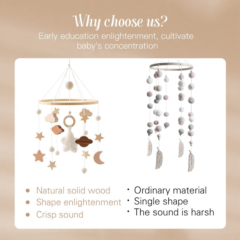 Wooden Starry Bed Bell