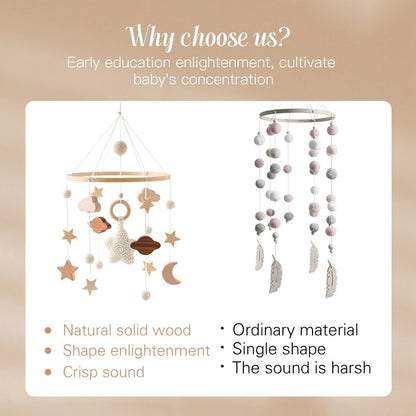 Wooden Starry Bed Bell