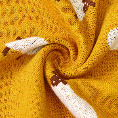 Knitted Lamb Blanket