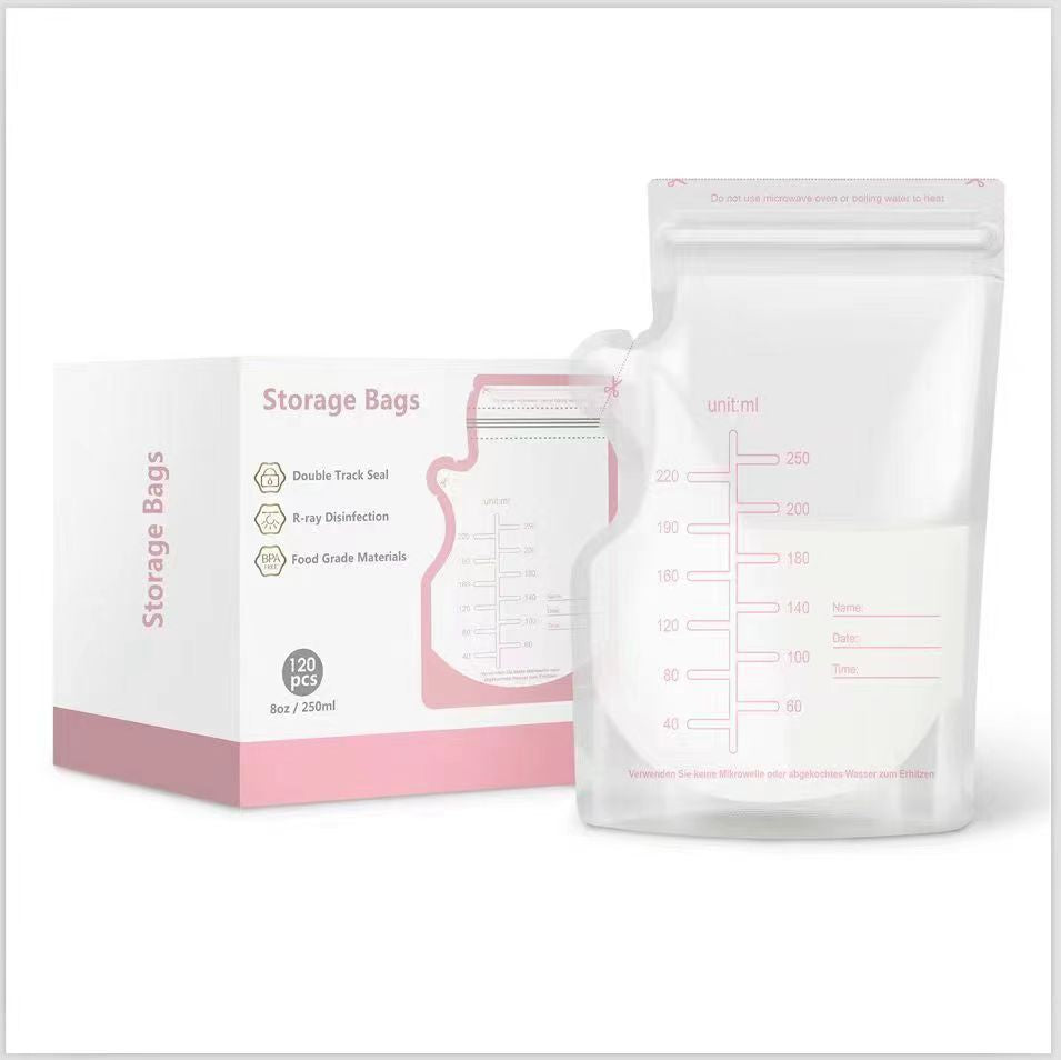 Breast milk storage bag 30 pieces disposable milk storage bag freezer bag storage bag multi-capacity