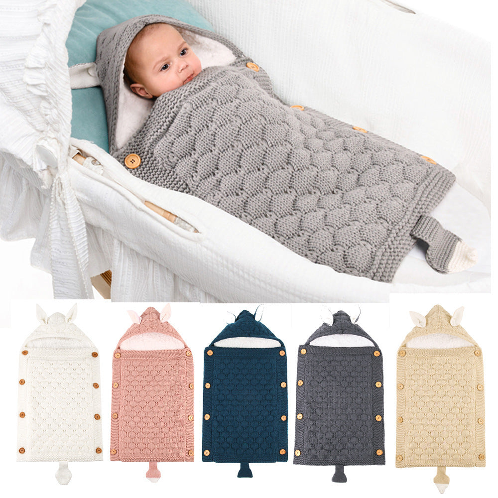 Wool Knitted Baby Sleeping Bag