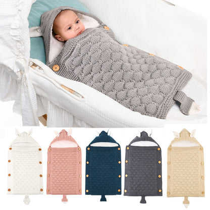 Wool Knitted Baby Sleeping Bag