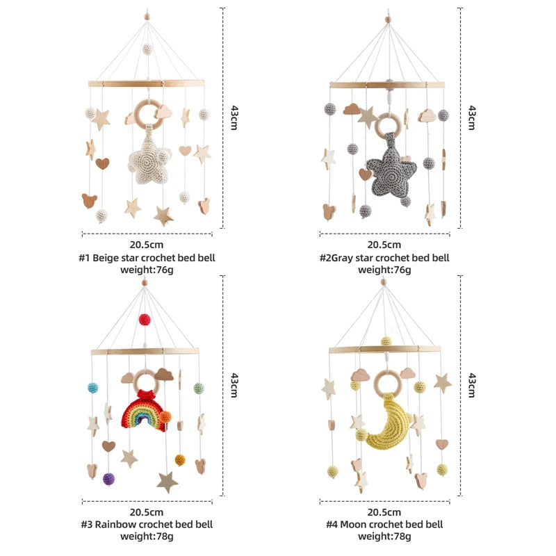 Wooden Starry Bed Bell