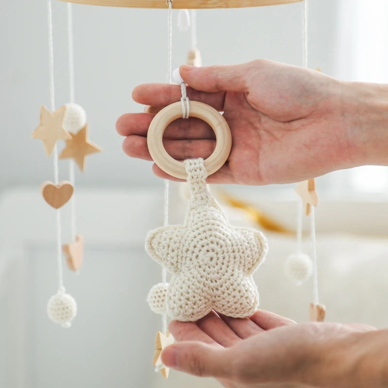 Wooden Starry Bed Bell