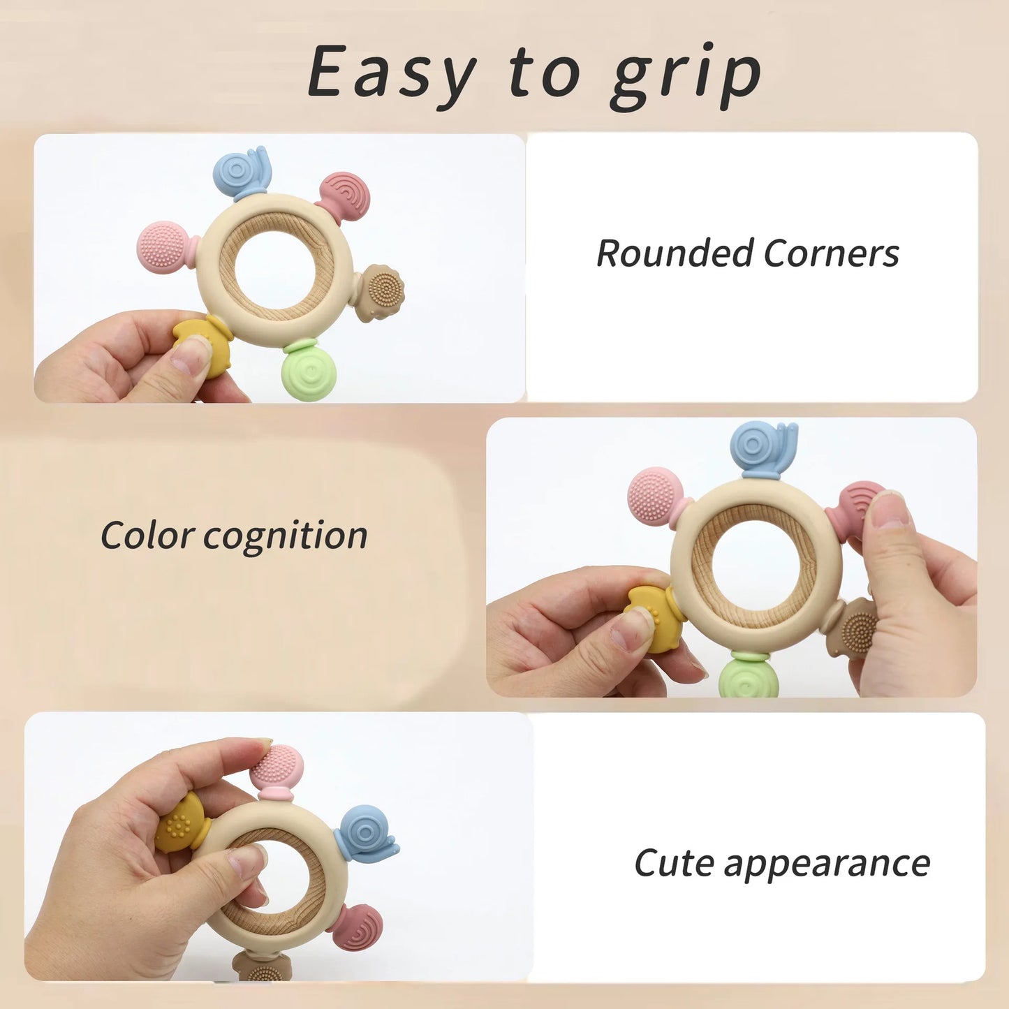 Forest Animal Silicone Teether