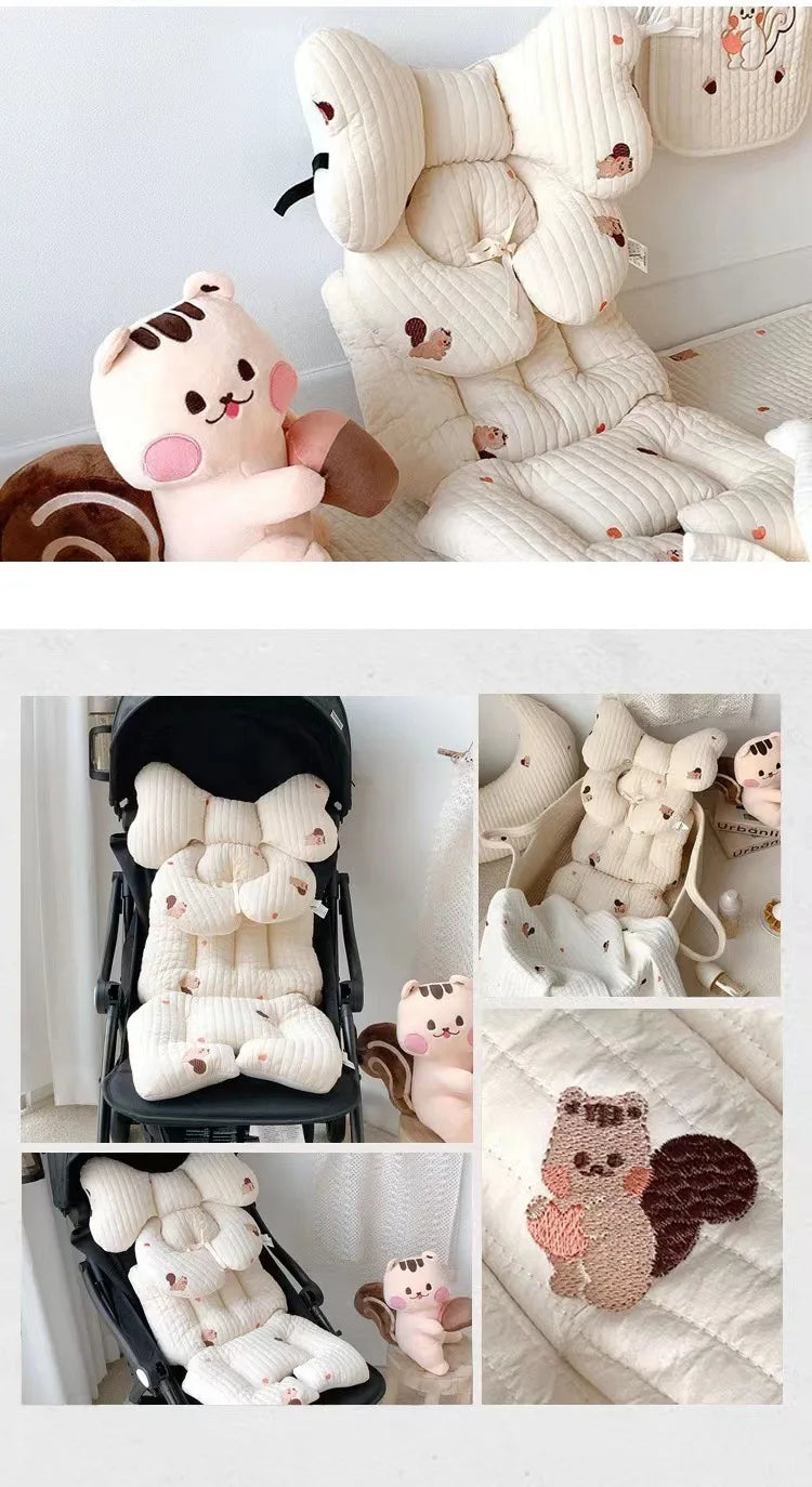 INS Korean-Style Baby Stroller Seat Cushion Pad
